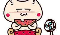 娃娃吃瓜头像可爱,娃娃吃瓜头像的可爱魅力